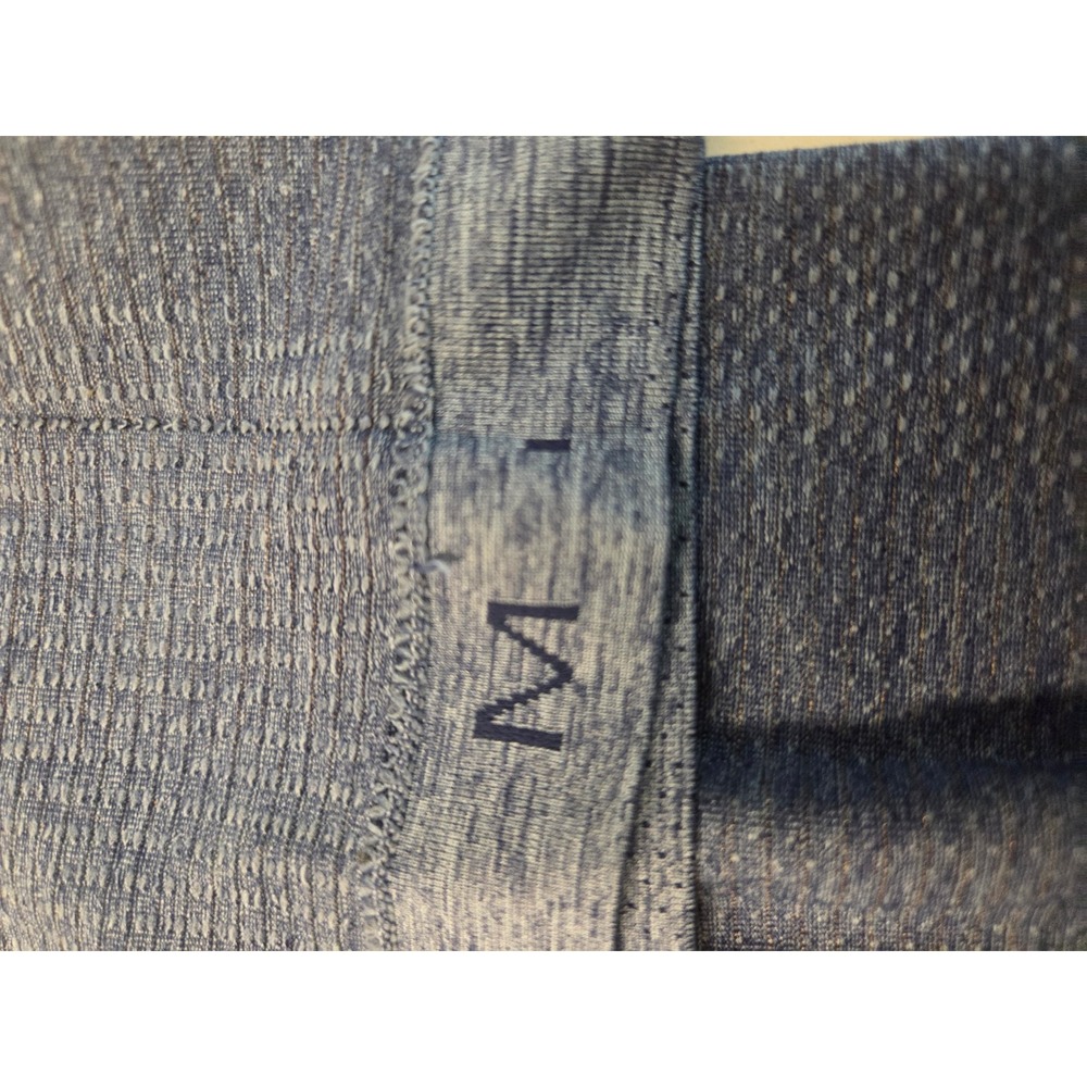 Lululemon Metal Vent Tech 2.0 Short Sleeve Shirt Mens Blue Heathered Tee - Picture 7 of 8